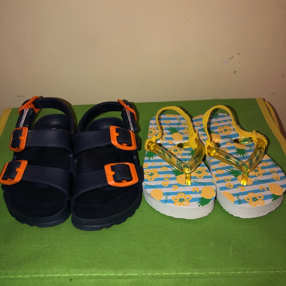 2 Pairs of Toddler Sandals